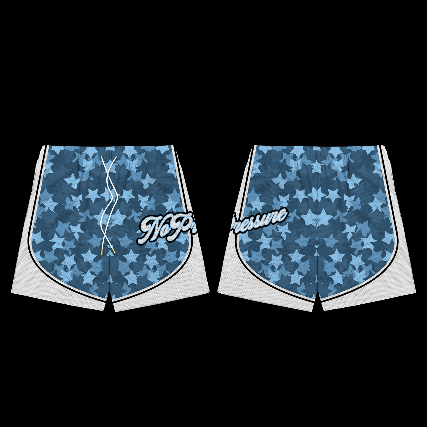 Snake Mesh Short - Blue