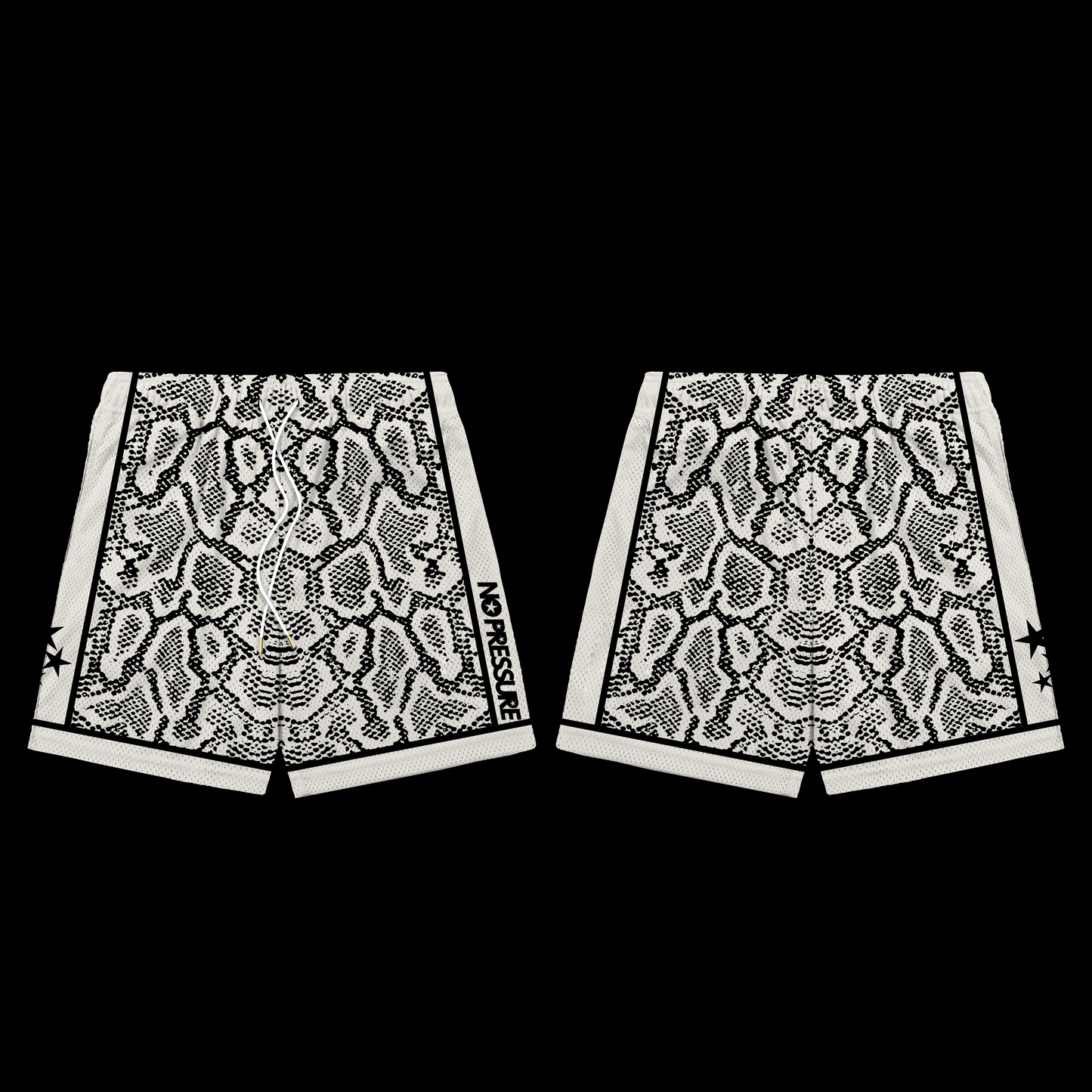 Snake Mesh Short - Gray