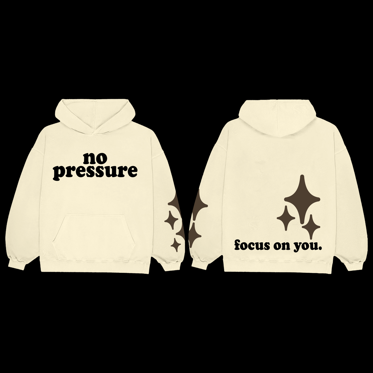 Stars Hoodie - Cream