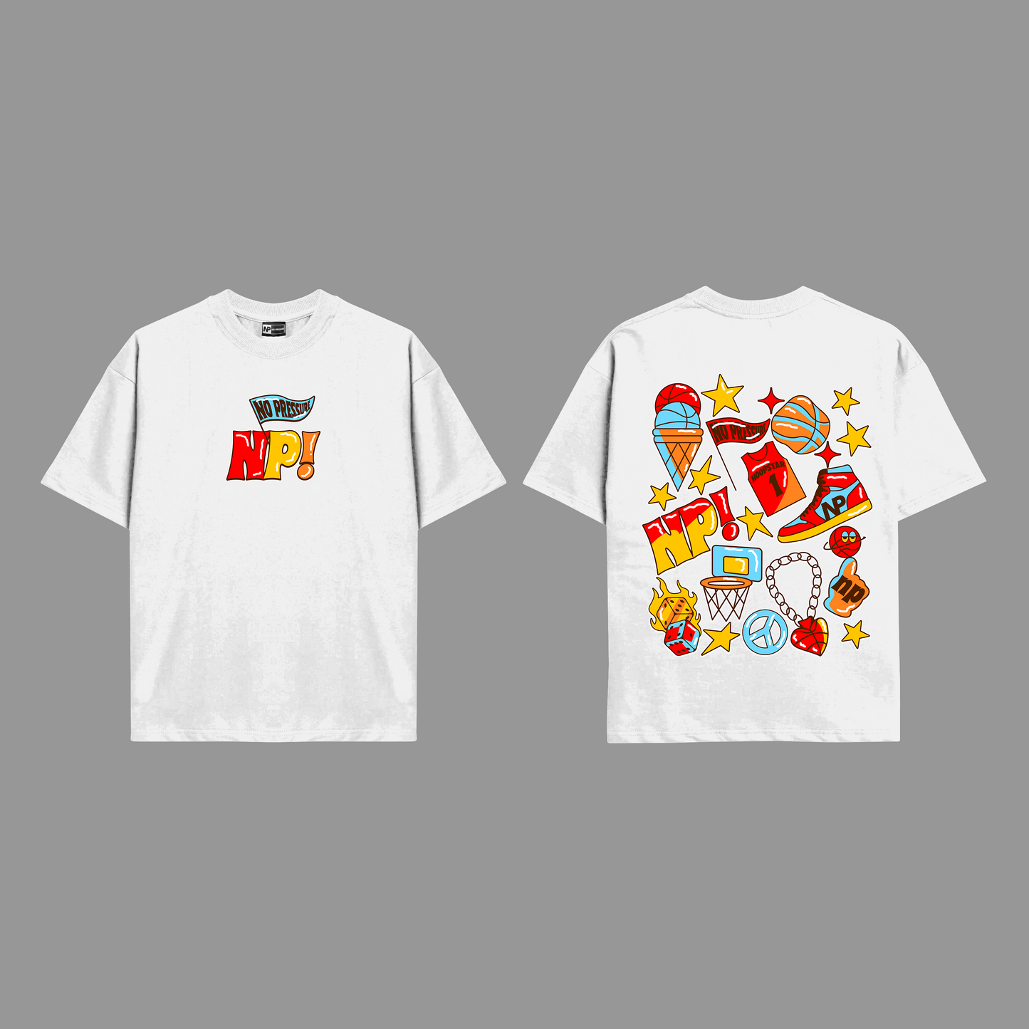Ball Collage - White