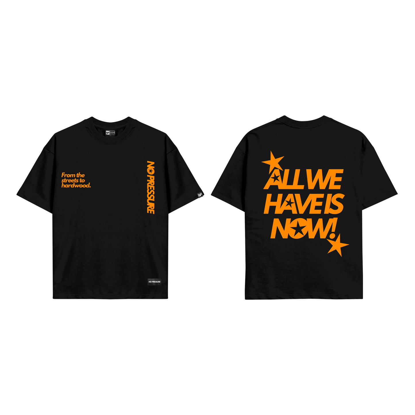 All We Have Is Now - Black and Orange