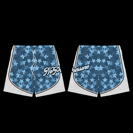 Snake Mesh Short - Blue