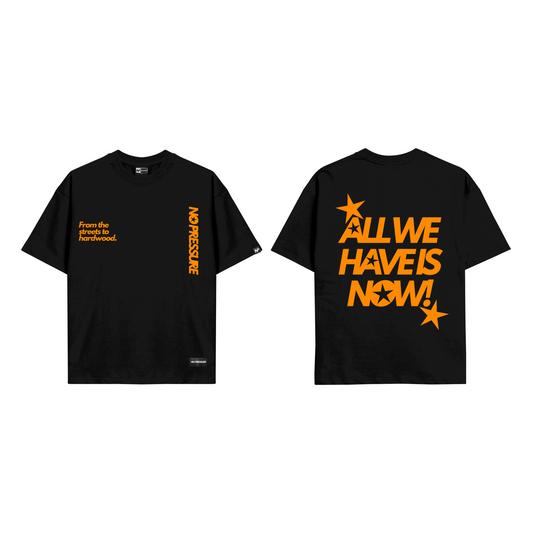 All We Have Is Now - Black and Orange